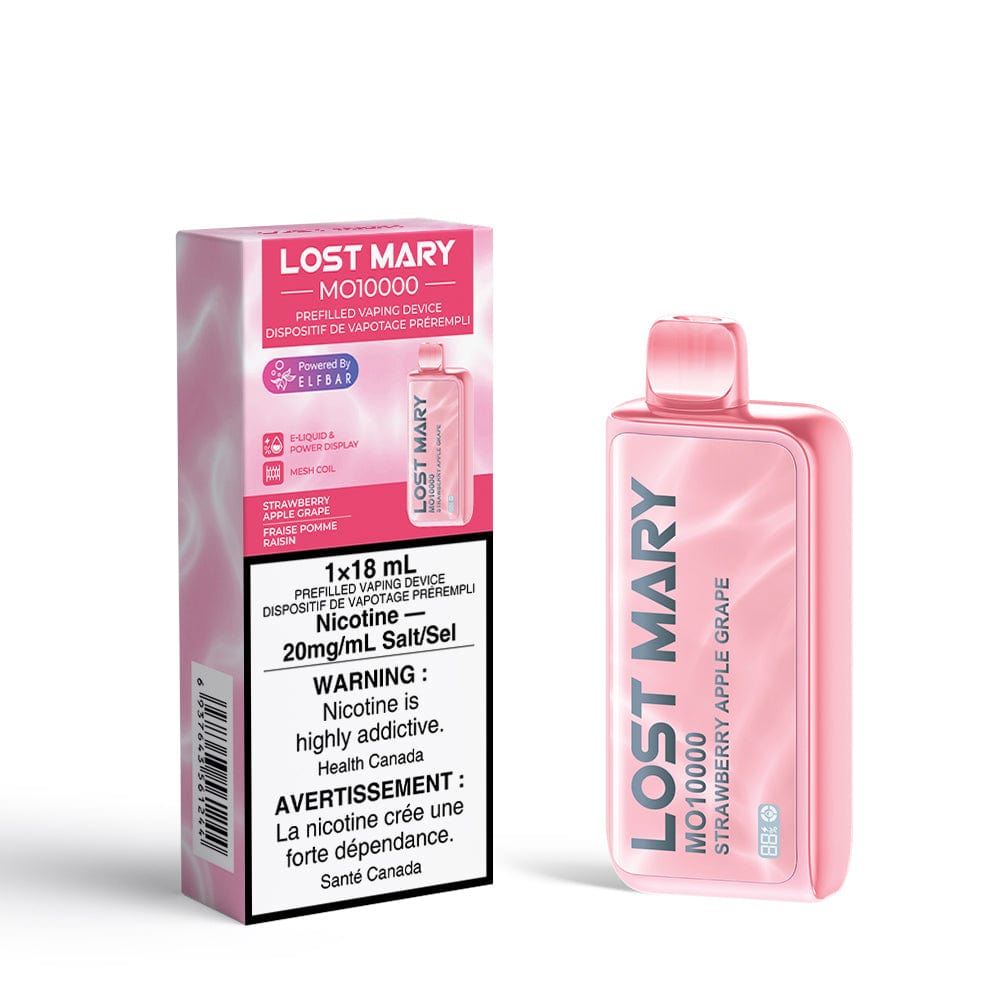 Lost Mary MO10000 - Strawberry Apple Grape Disposable Vape available on Canada online vape shop