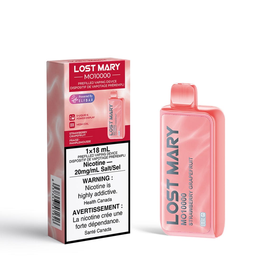 Lost Mary MO10000 -  Strawberry Grapefruit Disposable Vape available on Canada online vape shop