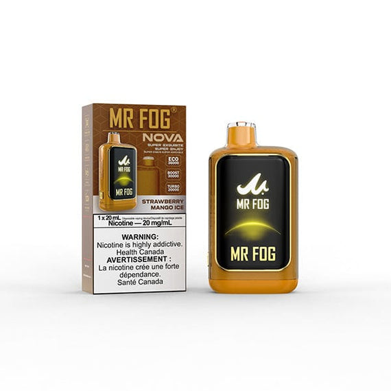 Mr Fog Nova Ice Pack MR FOG BLUE RANCHER ICE NOVA 36K DISPOSABLE VAPE AT MV  - Mister Vapor Mr Fog Blue Raspberry Australia