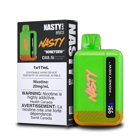 Nasty 8.5ki - Honeydew Disposable Vape available on Canada online vape shop