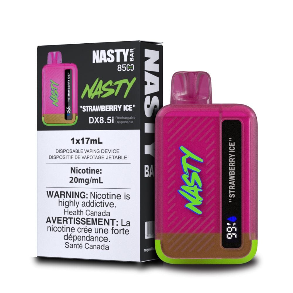 Nasty 8.5ki - Strawberry Ice Disposable Vape available on Canada online vape shop