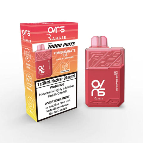 OVNS Ranger 10K - Pomegranate Ice Disposable Vape available on Canada online vape shop