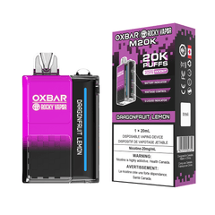 OXBAR x Rocky Vapor M20K - Dragon Fruit Lemon Disposable Vape available on Canada online vape shop