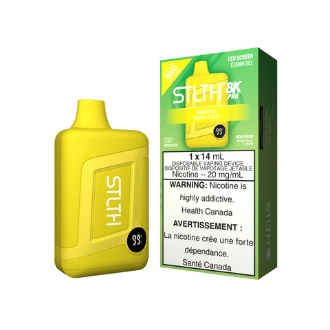 STLTH 8K Pro - Banana Ice Disposable Vape available on Canada online vape shop