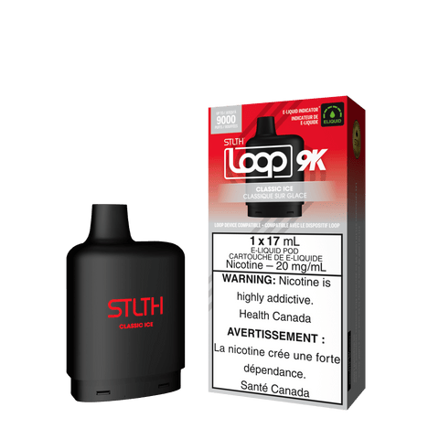 STLTH Loop 9K Pod - Classic Ice available on Canada online vape shop