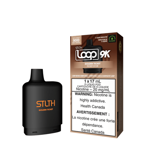 STLTH Loop 9K Pod - Golden Ticket available on Canada online vape shop