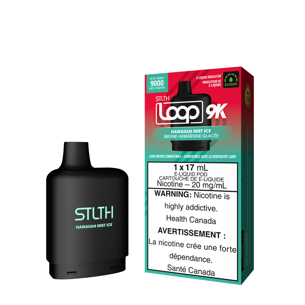 STLTH Loop 9K Pod - Hawaiian Mist Ice available on Canada online vape shop
