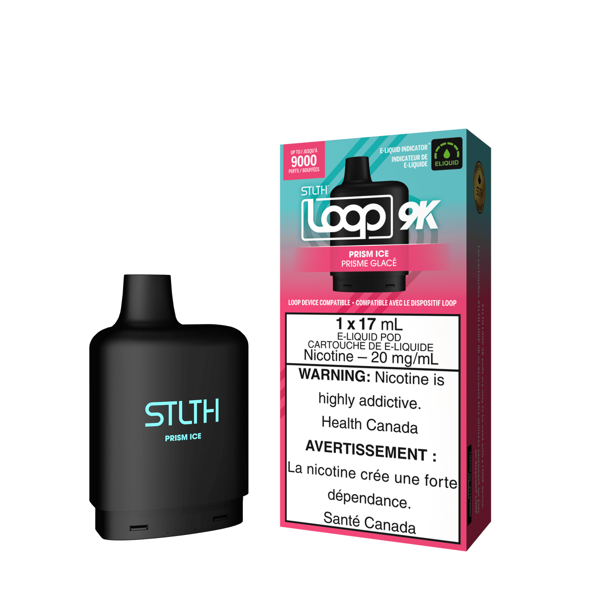 STLTH Loop 9K Pod - Prism Ice available on Canada online vape shop