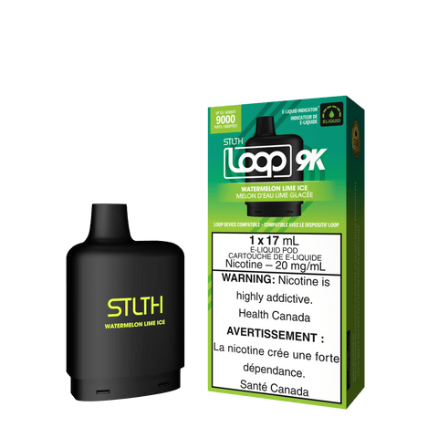 STLTH Loop 9K Pod - Watermelon Lime Ice available on Canada online vape shop