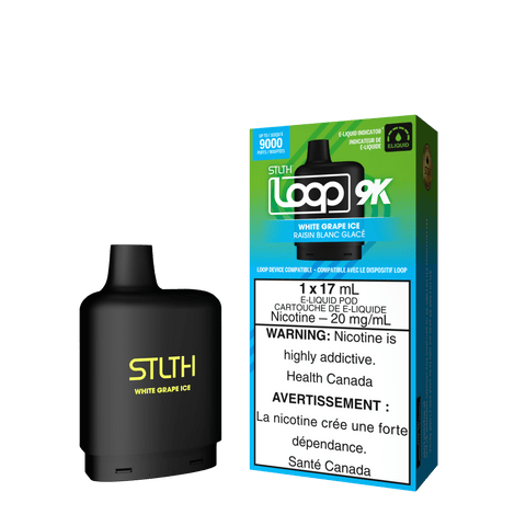 STLTH Loop 9K Pod - White Grape Ice available on Canada online vape shop