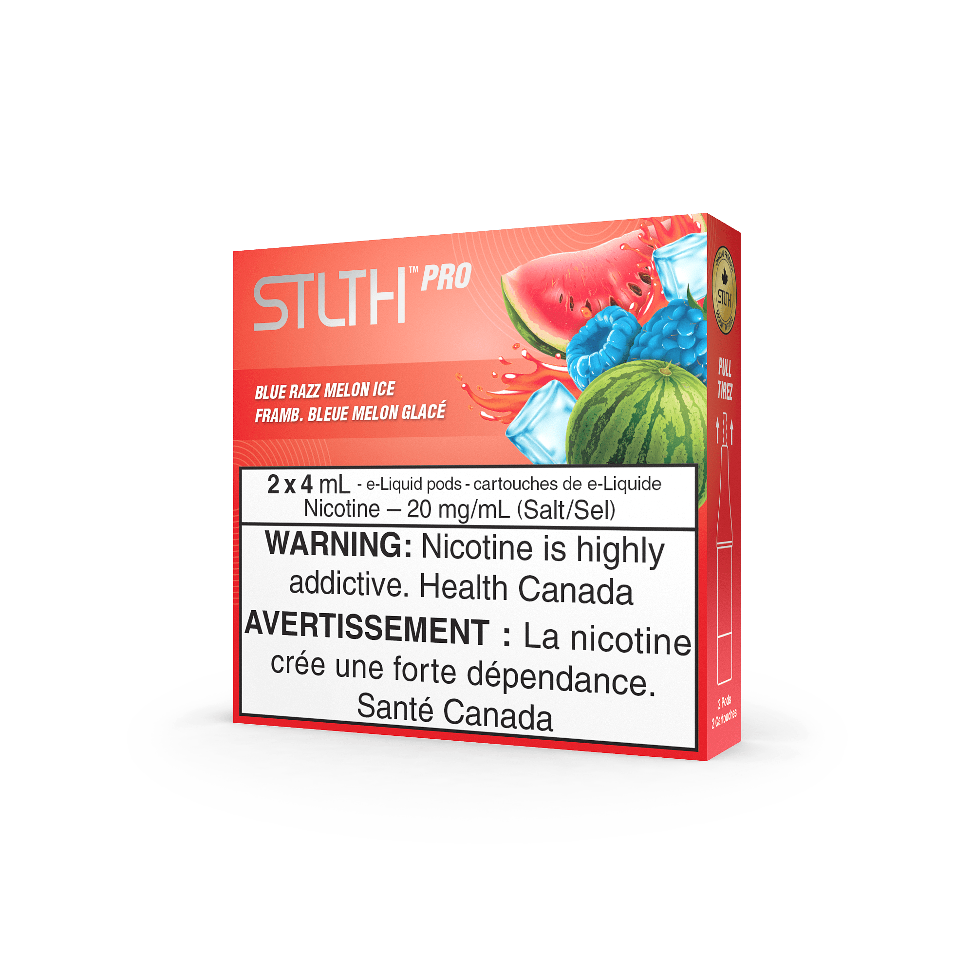STLTH Pro - Blue Razz Melon Ice Vape Pod available on Canada online vape shop