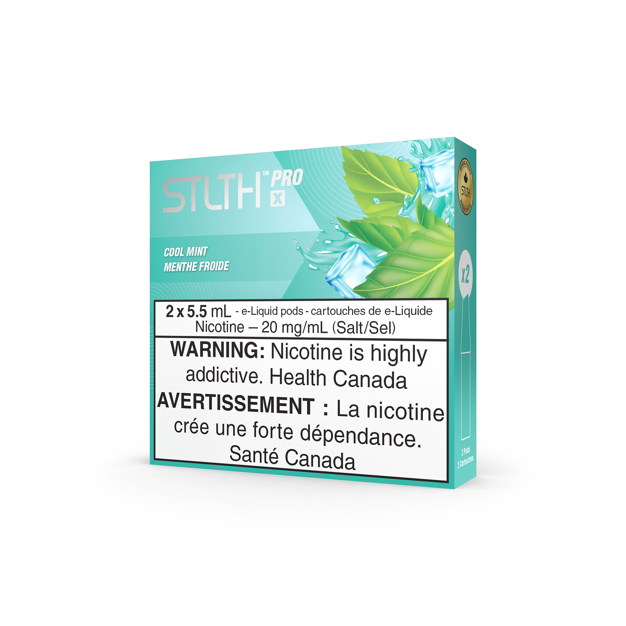 STLTH Pro X - Cool Mint Vape Pod available on Canada online vape shop