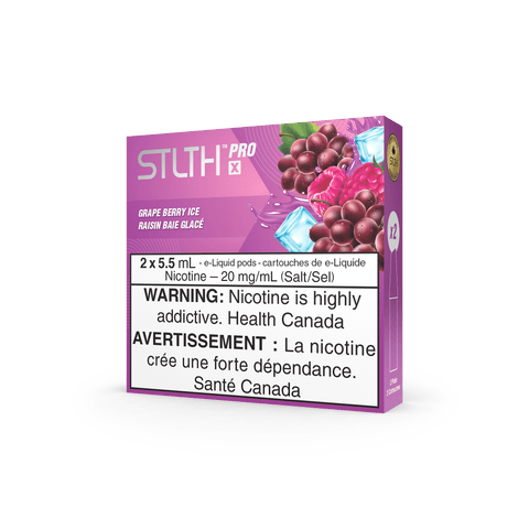 STLTH Pro X - Grape Berry Ice Vape Pod available on Canada online vape shop