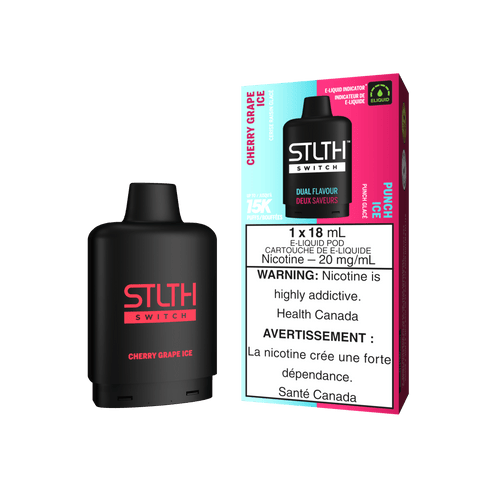 STLTH Switch Pod - Cherry Grape Ice + Punch Ice available on Canada online vape shop