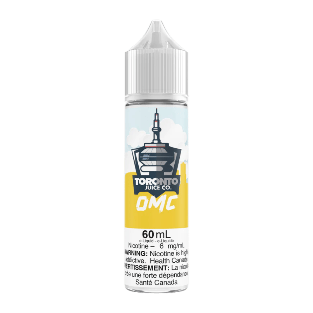 60ml 6mg freebase bottle of Toronto Juice Co - OMC Vape Juice, for big clouds and high freebase nic