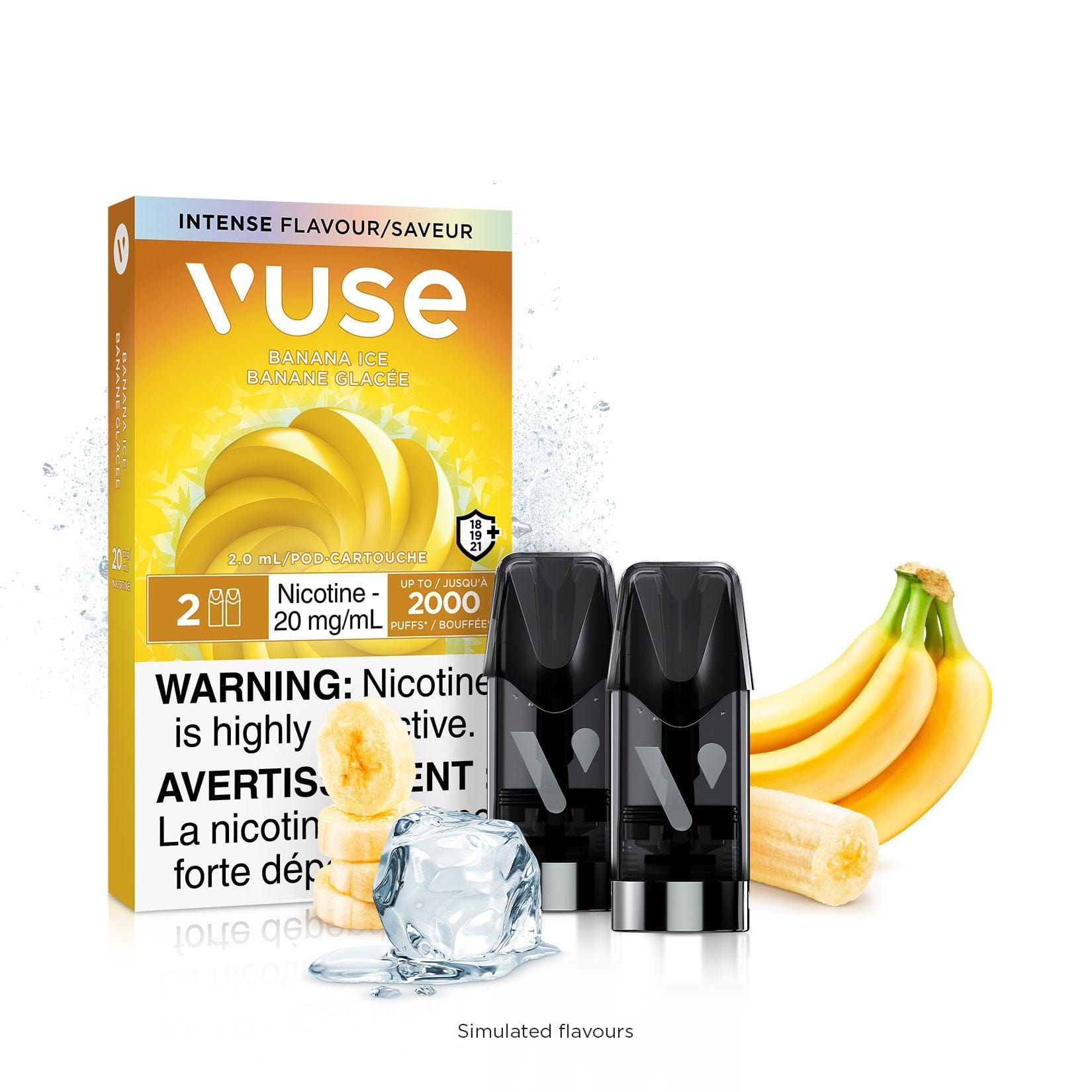 Vuse - Banana Ice Vape Pod available on Canada online vape shop