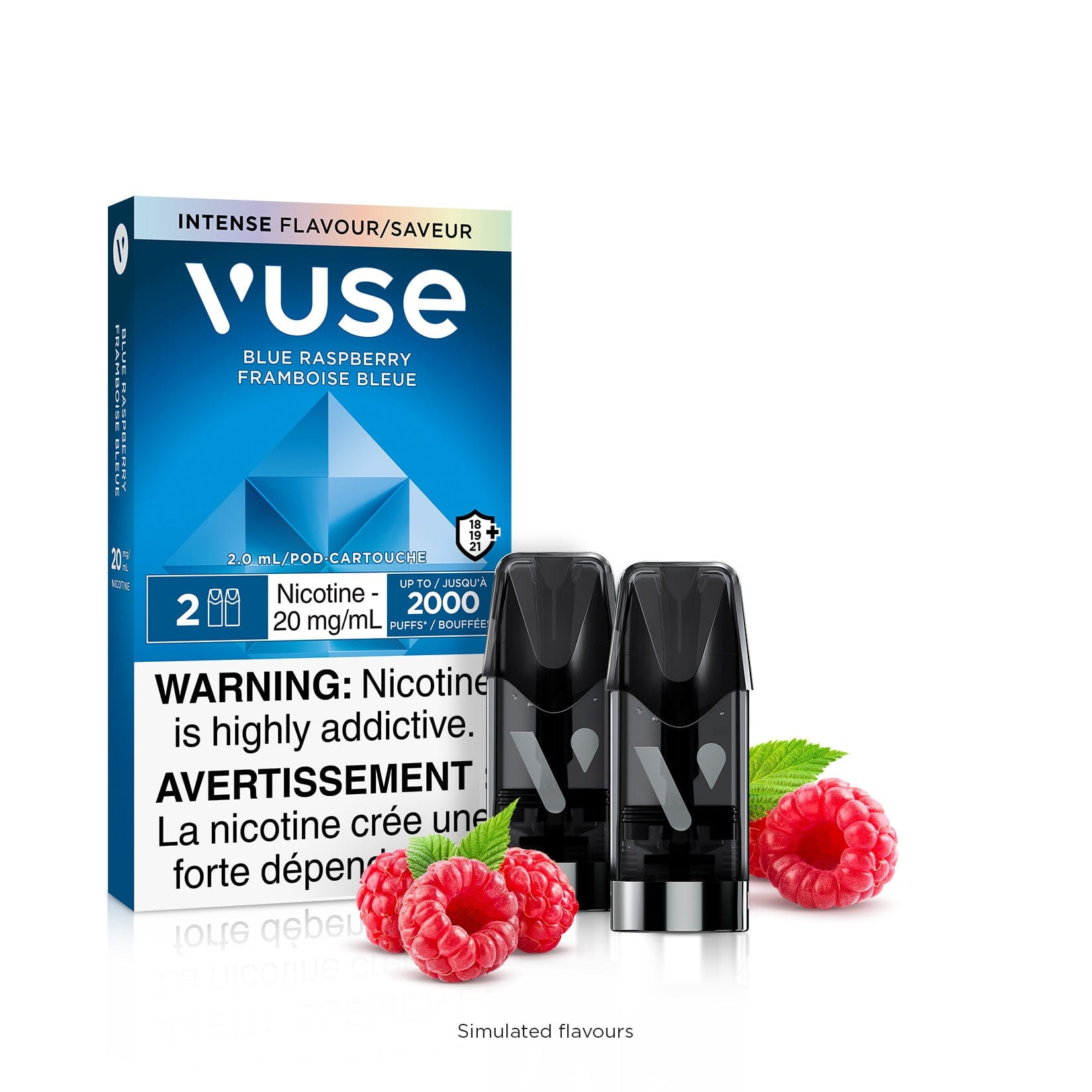 Vuse - Blue Raspberry Vape Pod available on Canada online vape shop