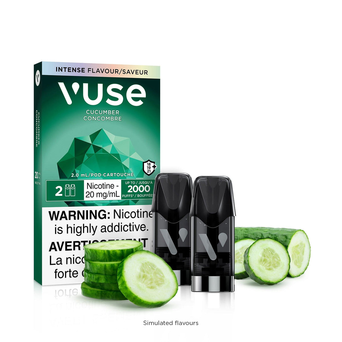 Vuse - Cucumber Vape Pod available on Canada online vape shop