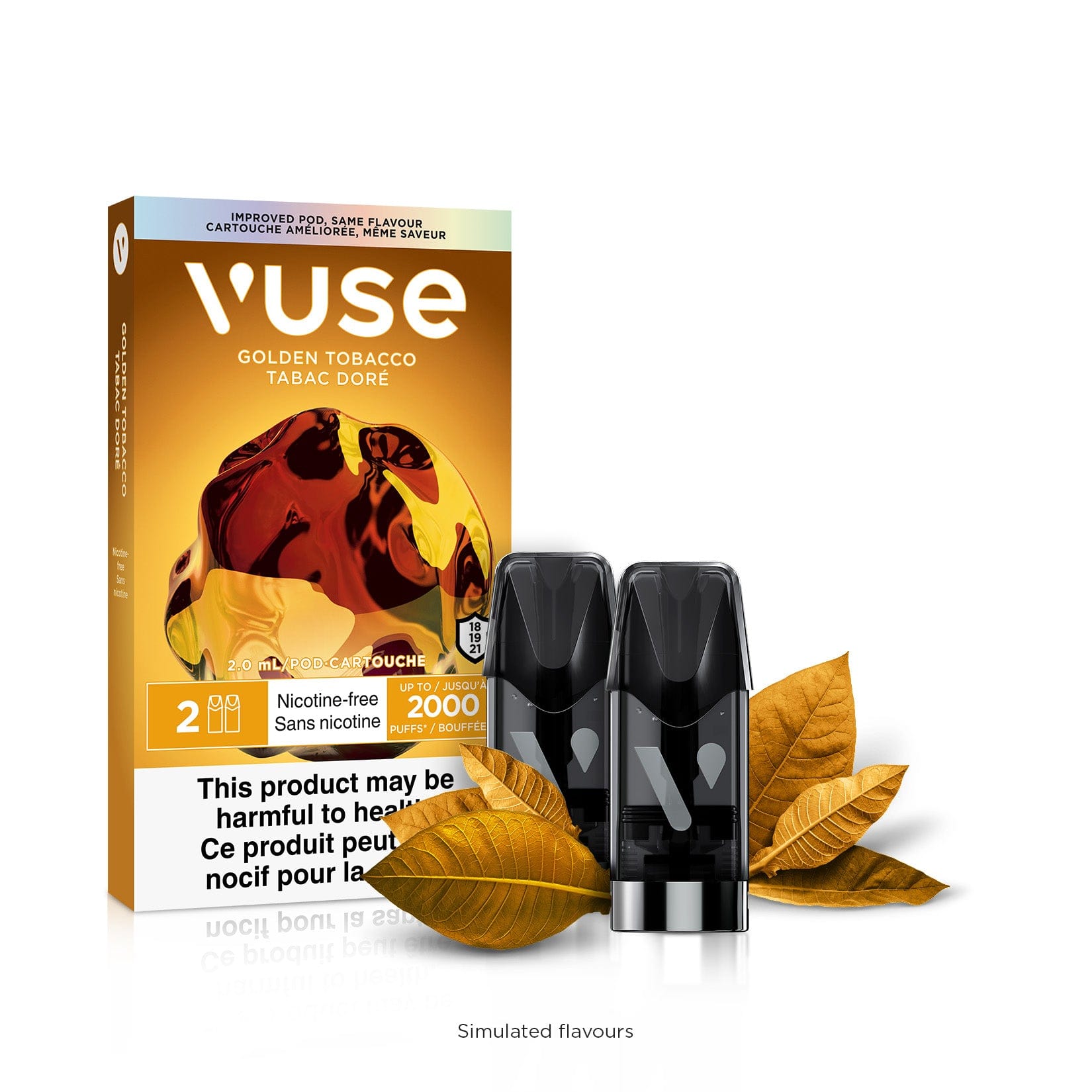 Vuse - Golden Tobacco Vape Pod available on Canada online vape shop