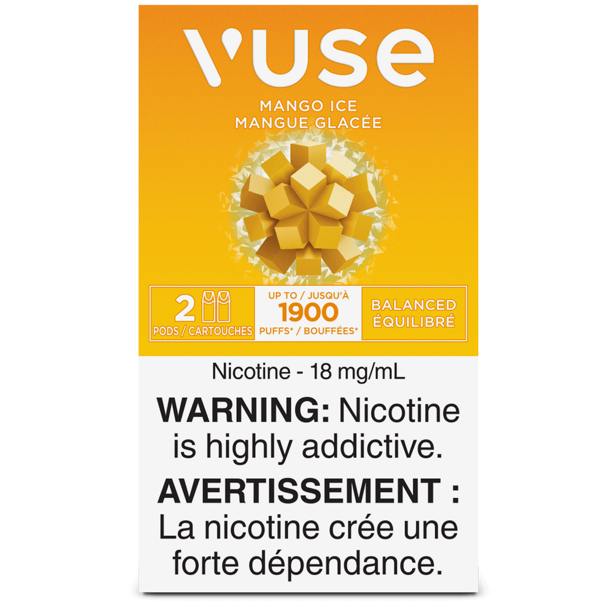 Vuse - Mango Ice Vape Pod available on Canada online vape shop