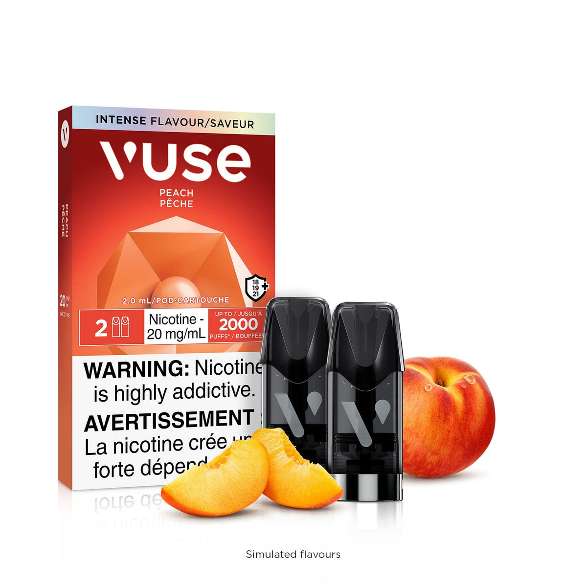 Vuse - Peach Vape Pod available on Canada online vape shop