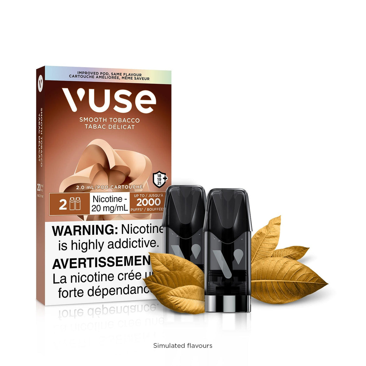 Vuse - Smooth Tobacco Vape Pod available on Canada online vape shop