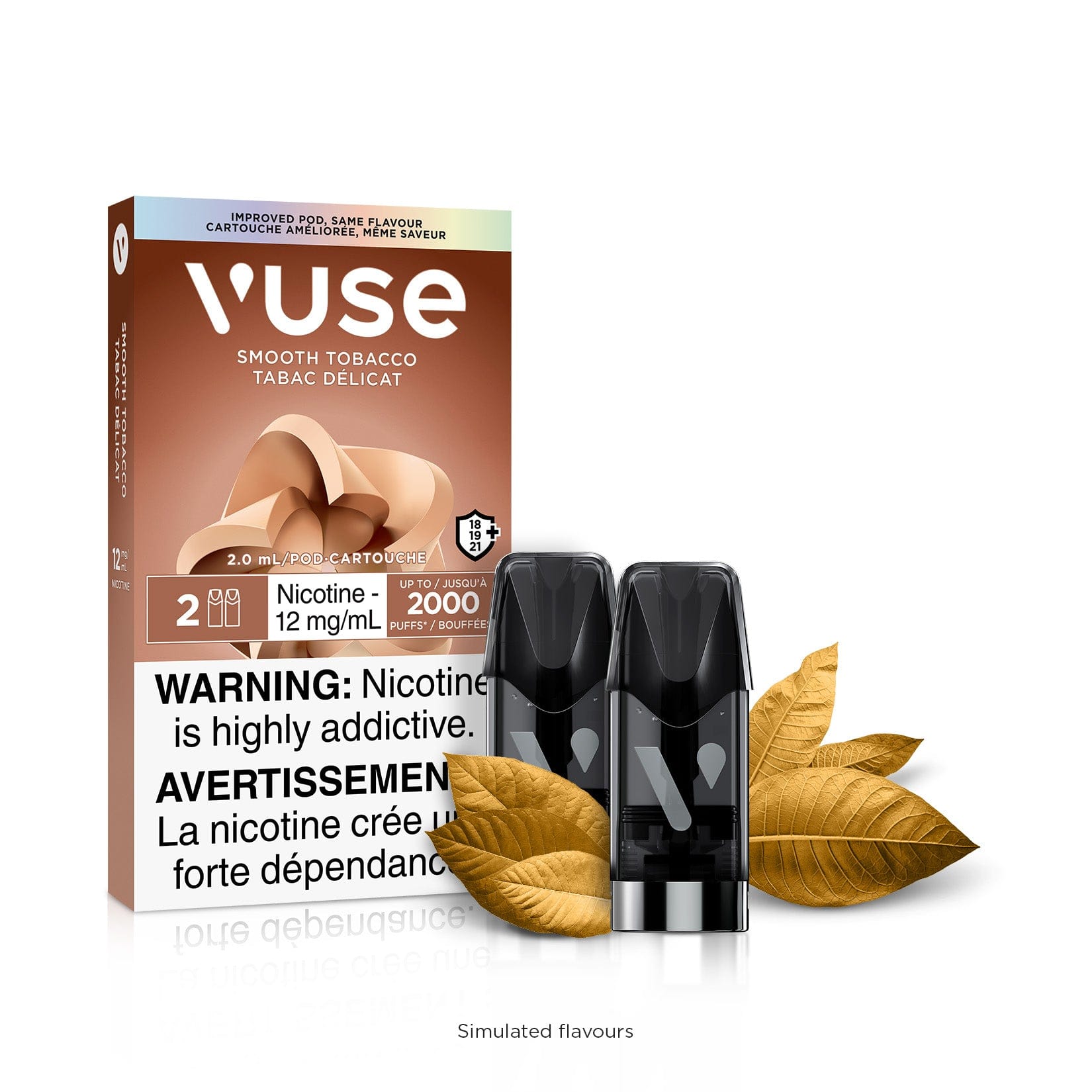 Vuse - Smooth Tobacco Vape Pod available on Canada online vape shop