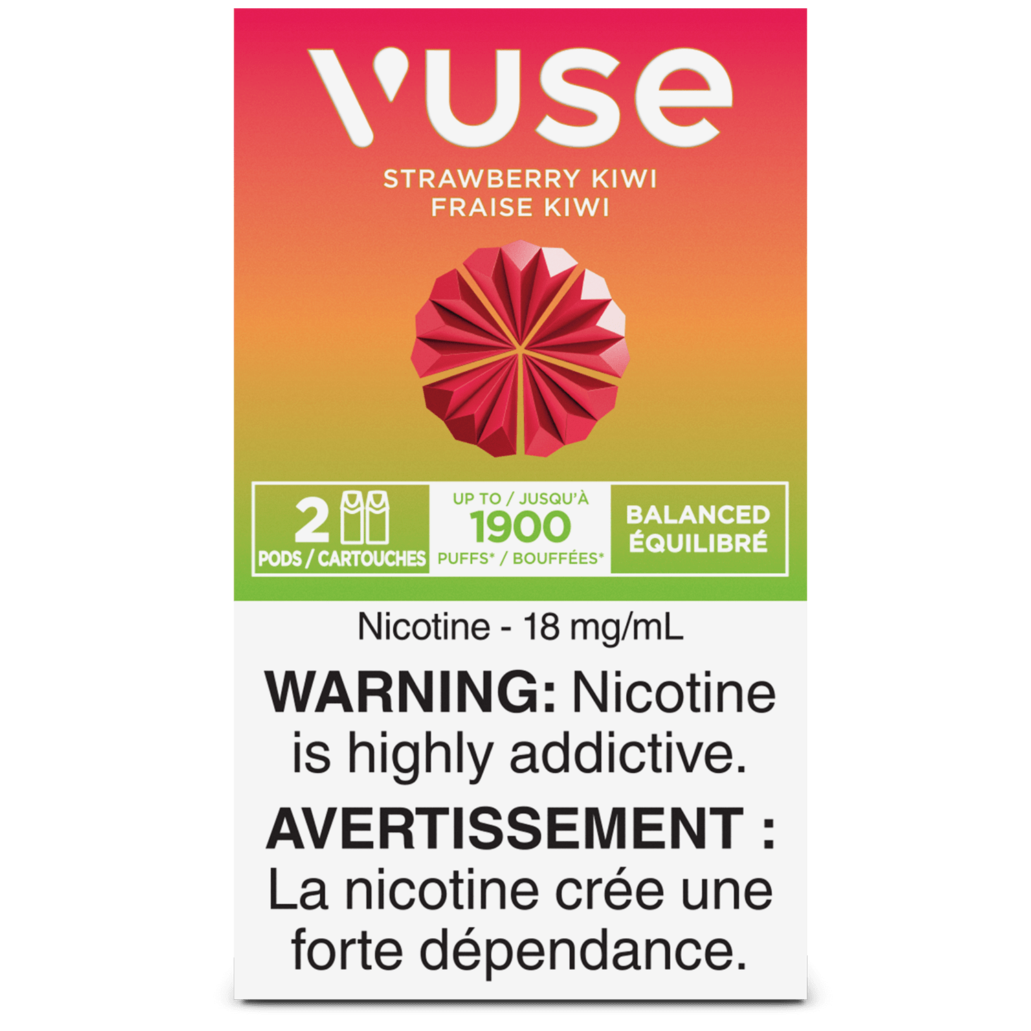 Vuse - Strawberry Kiwi Vape Pod available on Canada online vape shop