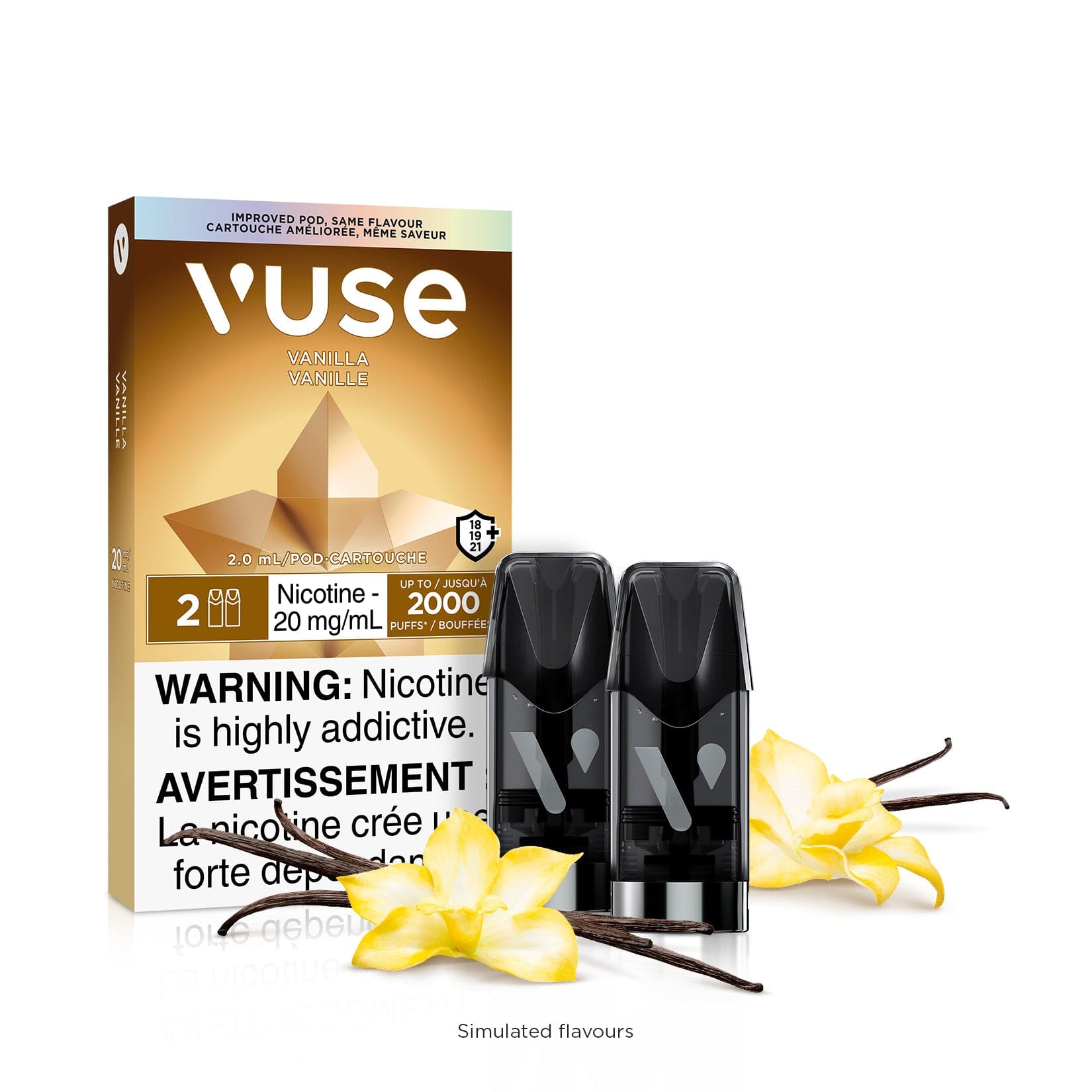 Vuse - Vanilla Vape Pod available on Canada online vape shop