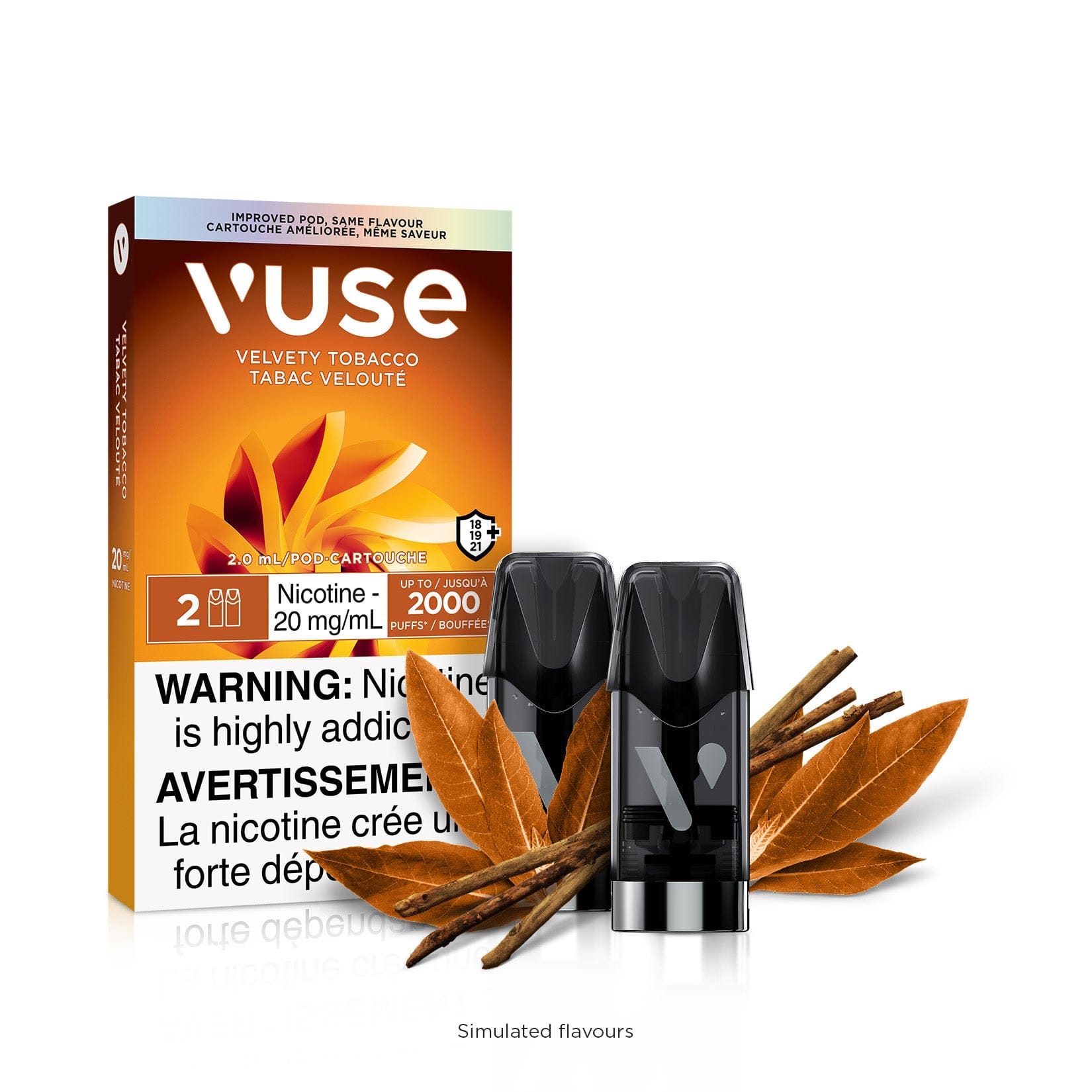 Vuse - Velvety Tobacco Vape Pod available on Canada online vape shop