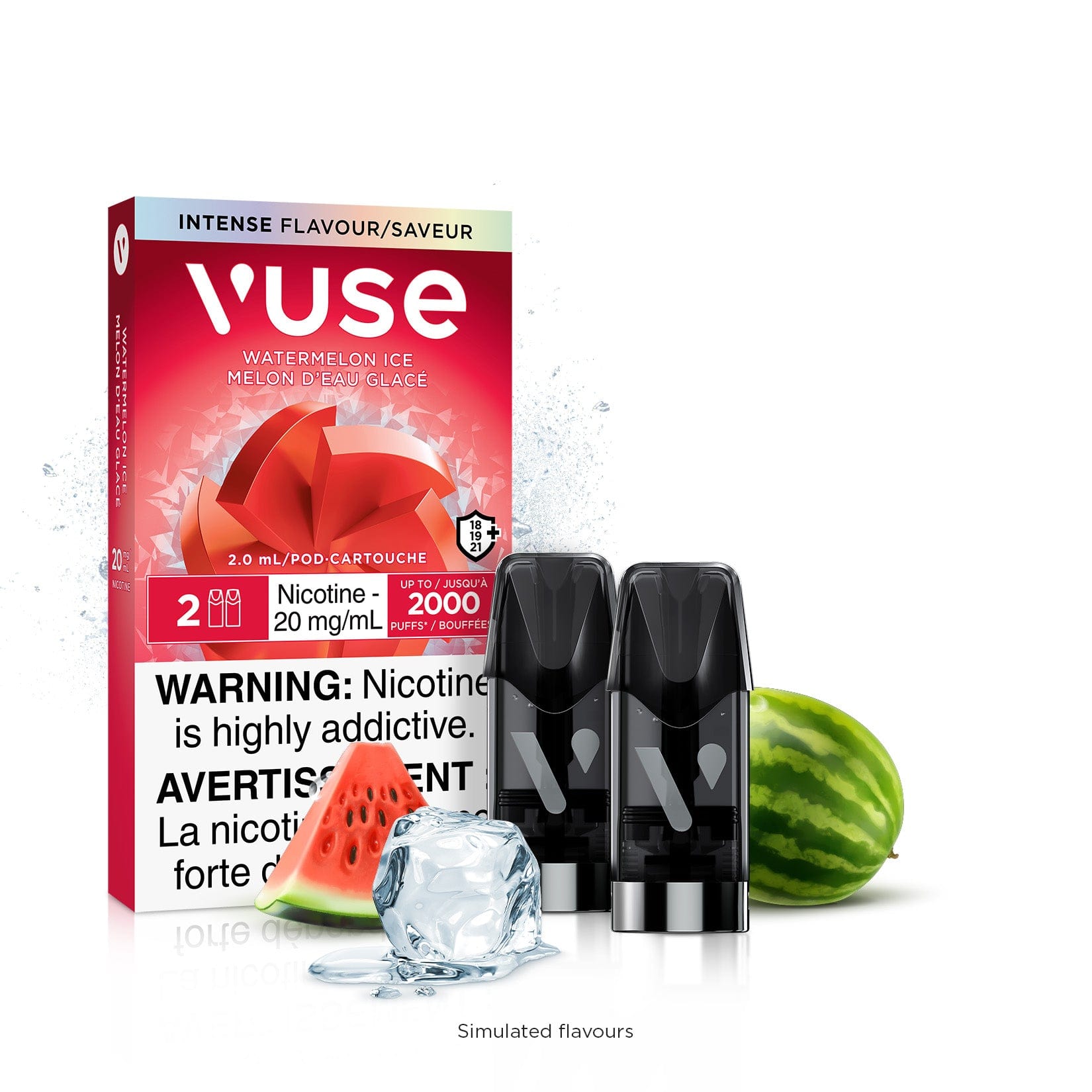 Vuse - Watermelon Ice Vape Pod available on Canada online vape shop