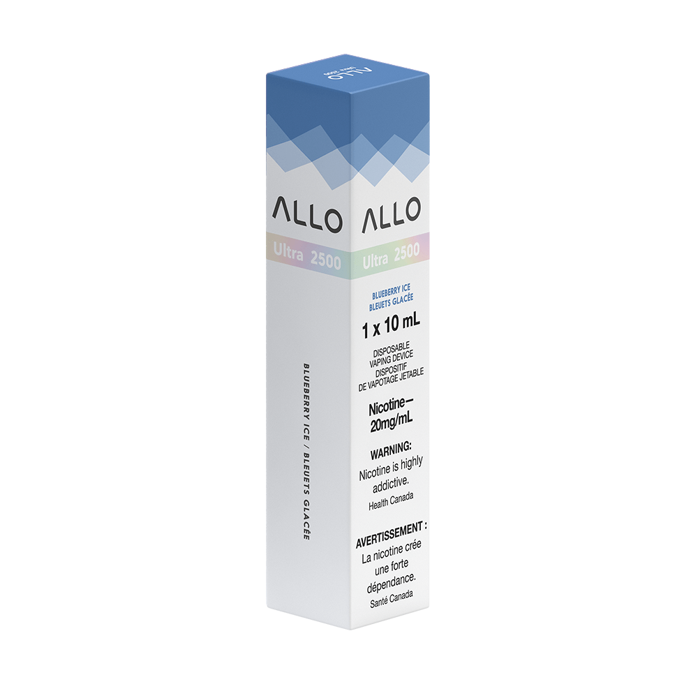 Allo Ultra 2500 Disposable Vape - Blueberry Ice available on Canada online vape shop