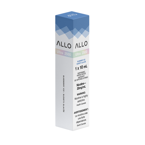 Allo Ultra 2500 Disposable Vape - Blueberry Ice available on Canada online vape shop