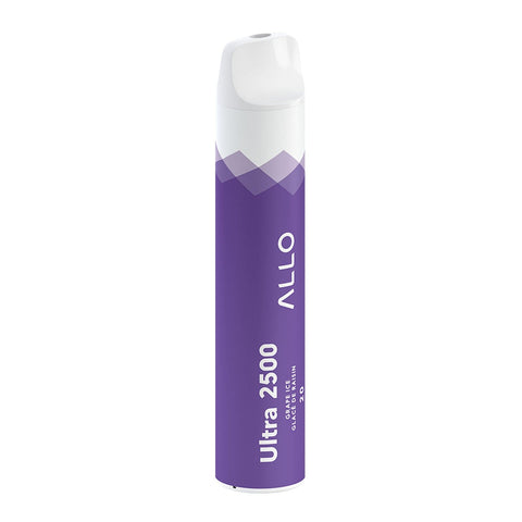 Allo Ultra 2500 - Grape Ice available on Canada online vape shop