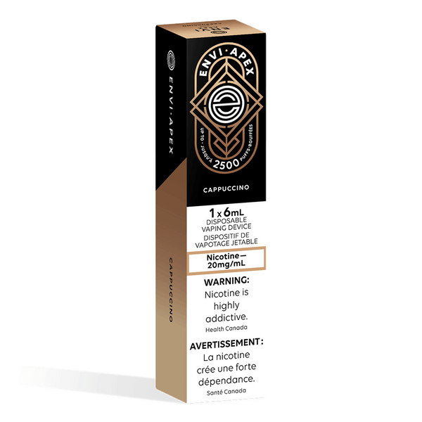 ENVI Apex Cappuccino | 2500 Puffs Coffee Cream Disposable Vape DRAGON VAPE ENVI Apex Cappuccino | 2500 Puffs Coffee Cream Disposable Vape DRAGON VAPE