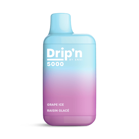 ENVI Drip'n Disposable Vape - Grape Ice available on Canada online vape shop