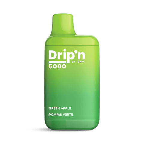 ENVI Drip'n Disposable Vape - Green Apple available on Canada online vape shop