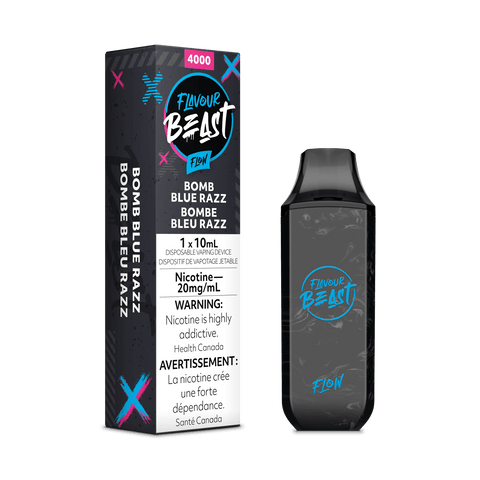 Flavour Beast Flow Disposable Vape - Bomb Blue Razz available on Canada online vape shop