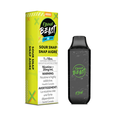 Flavour Beast Flow Disposable Vape - Slammin' STS (Sour Snap Iced) available on Canada online vape shop