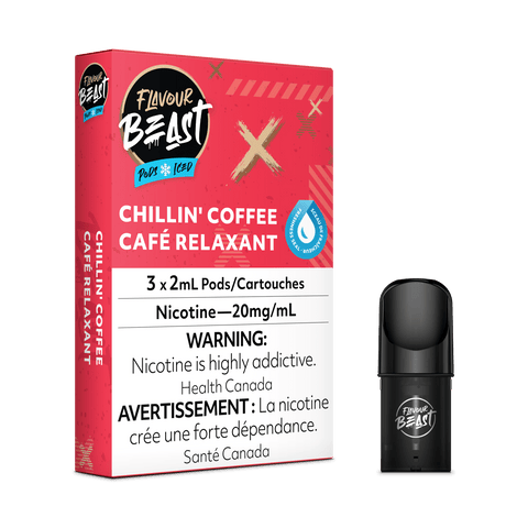 Flavour Beast Vape Pod - Chillin' Coffee Iced available on Canada online vape shop
