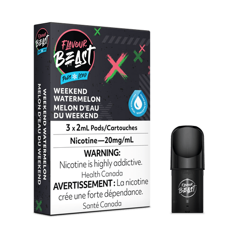 Flavour Beast - Weekend Watermelon Iced available on Canada online vape shop