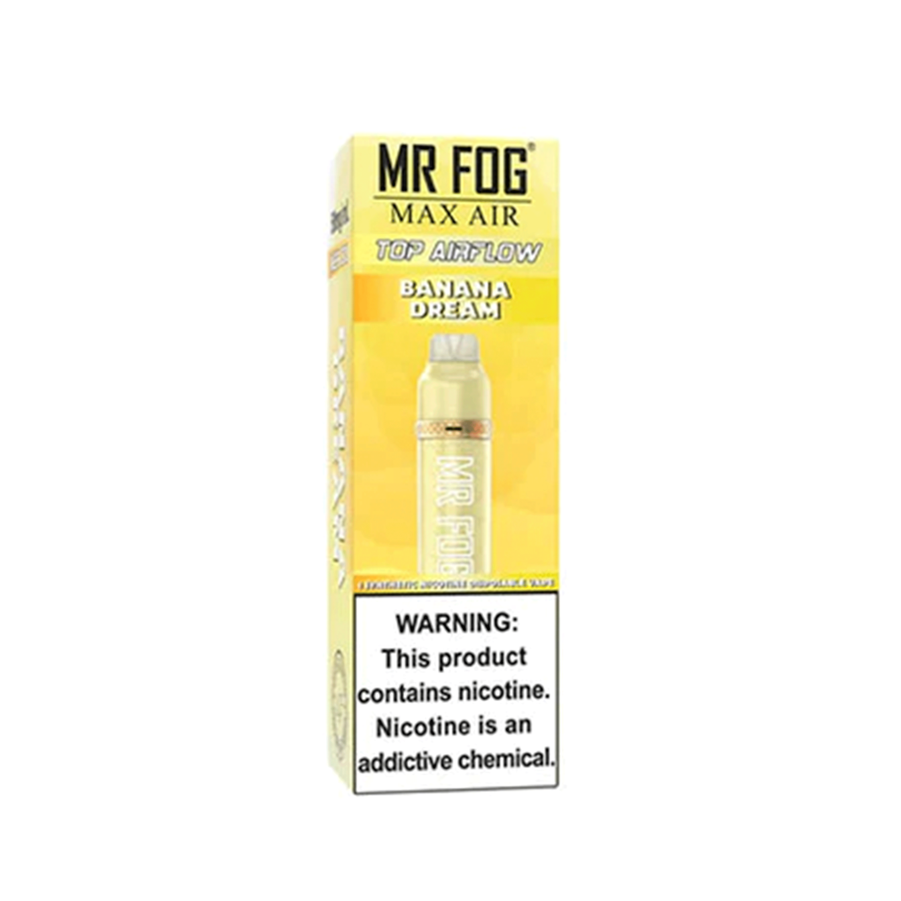 Mr. Fog Max Air Disposable Vape - Banana Dream available on Canada online vape shop