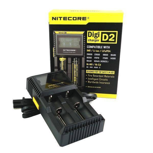 Nitecore D2 Battery Charger available on Canada online vape shop