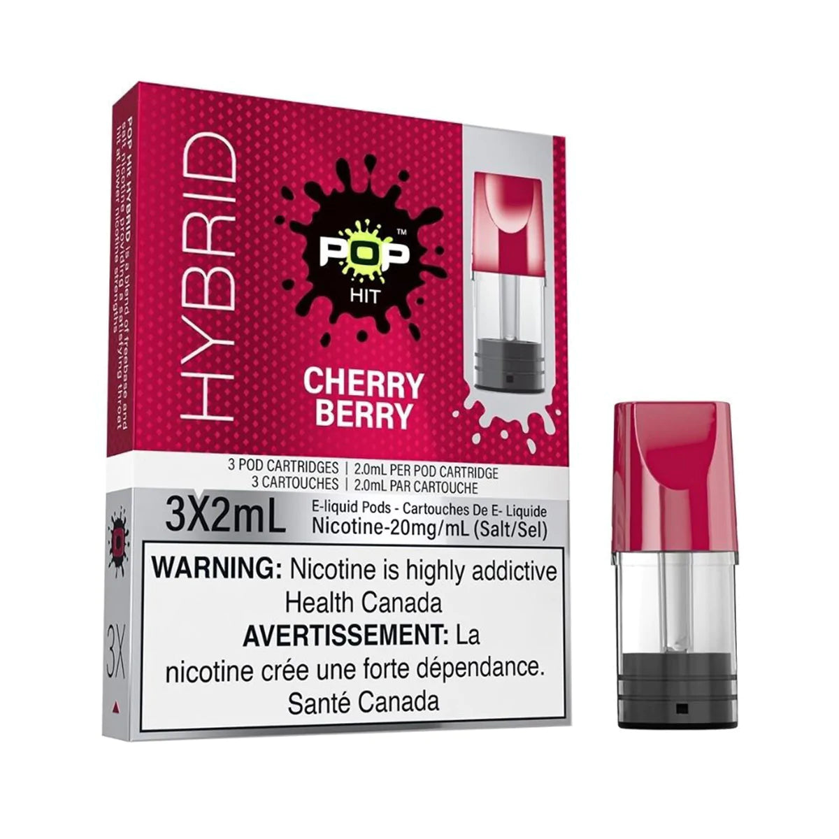 POP Hybrid - Cherry Berry Vape Pod available on Canada online vape shop