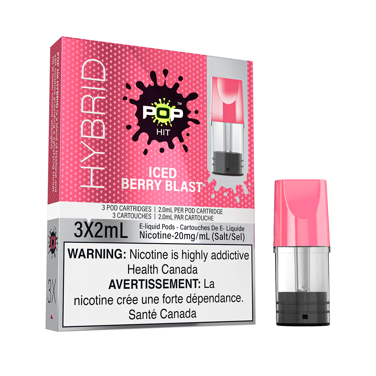POP Hybrid - Iced Berry Blast Vape Pod available on Canada online vape shop