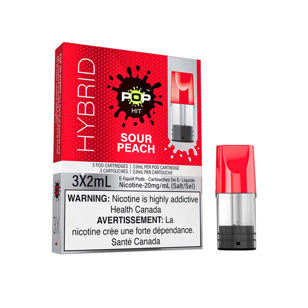 POP Pods Hybrid - Sour Peach available on Canada online vape shop