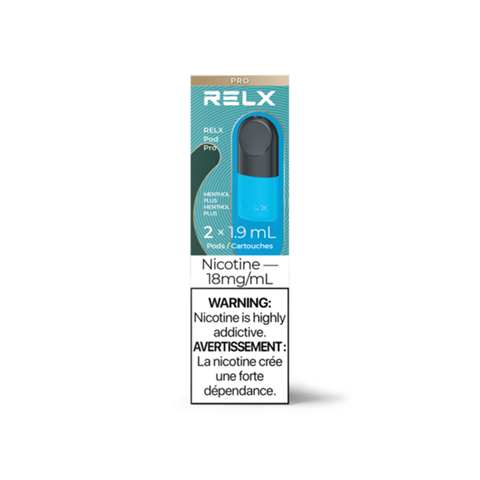 RELX Pod Pro Pack - Menthol Plus (2/PK) available on Canada online vape shop