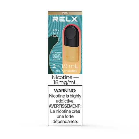 RELX Pod Pro Pack - Orchard Rounds (2/PK) available on Canada online vape shop