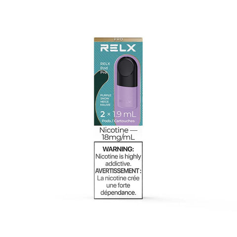 RELX Pod Pro Pack - Purple Snow (2/PK) available on Canada online vape shop