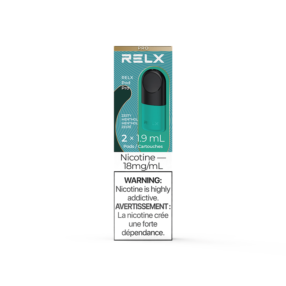 RELX Pod Pro Pack - Zesty Menthol (2/PK) available on Canada online vape shop